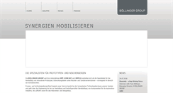 Desktop Screenshot of boellinger-group.com