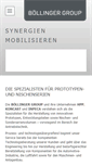 Mobile Screenshot of boellinger-group.com