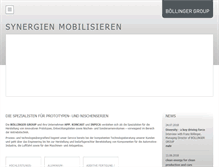 Tablet Screenshot of boellinger-group.com